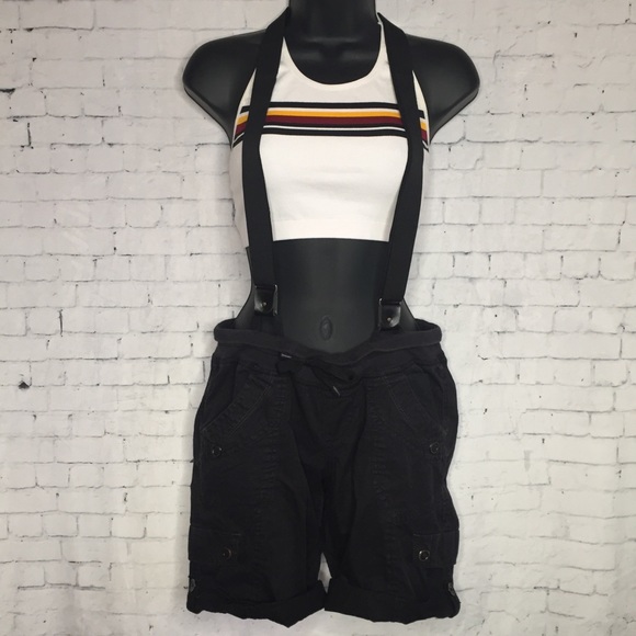 UNIONBAY Pants - Retro 90s Unionbay Suspender Cargo Shorts